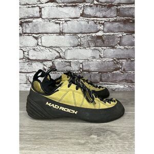 Mad Rock Yellow Black Synthetic Lace Bouldering Climbing Shoes Men’s 10M US/43EU